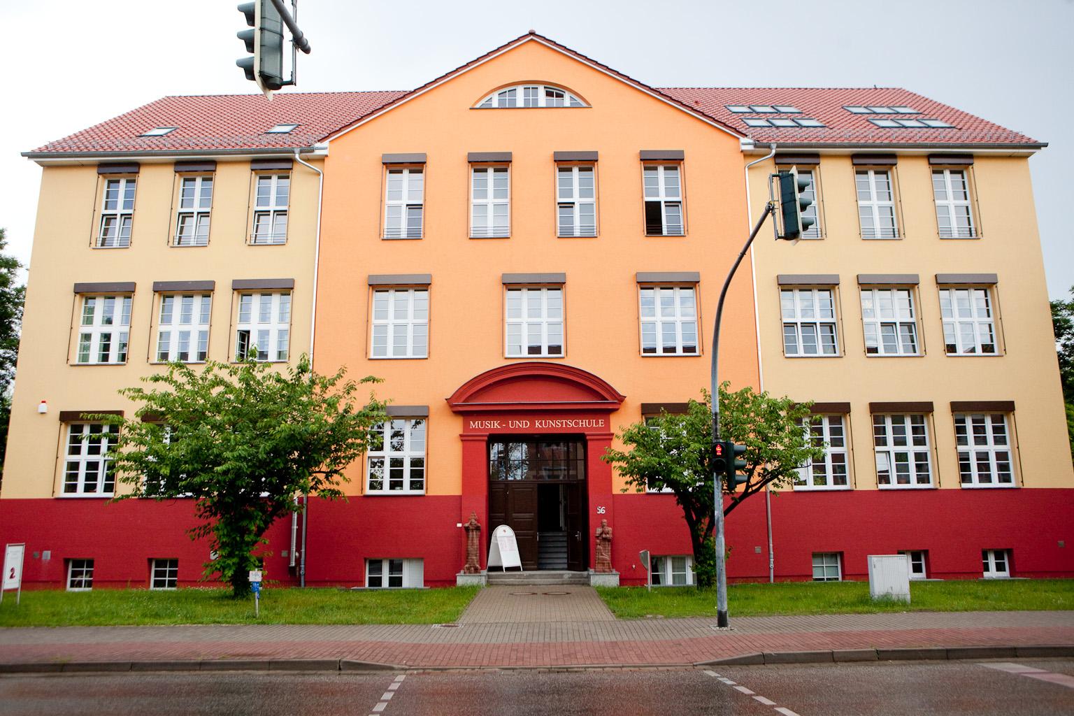 Gebäude der Musik- und Kunstschule der Stadt Schwedt/Oder