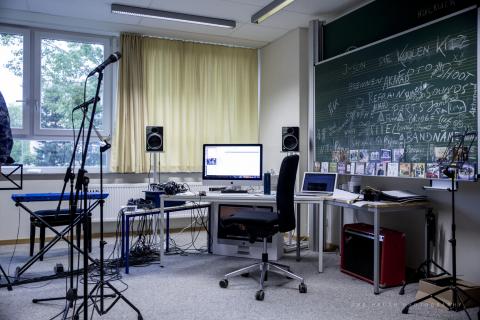 Aufnahmestudio der JamMBoxX Potsdam