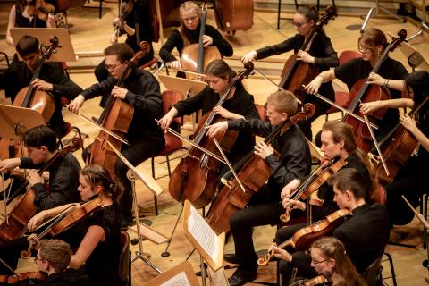 Junge Philharmonie Brandenburg beim Neujahrskonzert im Konzerthaus Berlin 2023